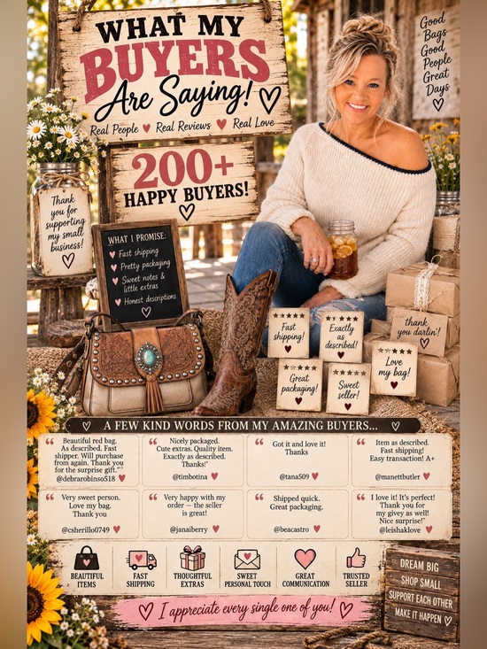 Handbags - WHAT MY BUYERS ARE SAYING!